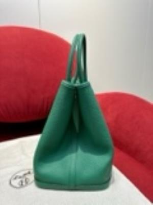 wholesale quality hermes garden party 36 clemence u4 vert vertigo phw